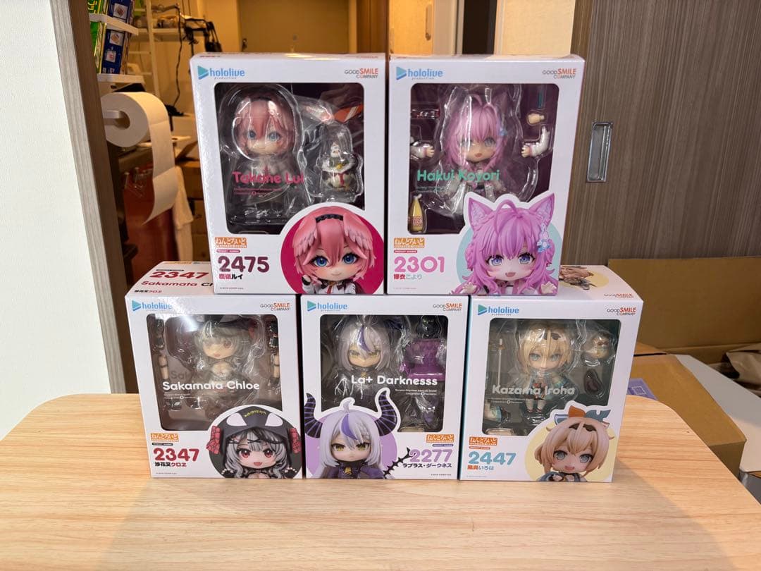 ねんどろいど ホロライブ　秘密結社holoX 5個セット