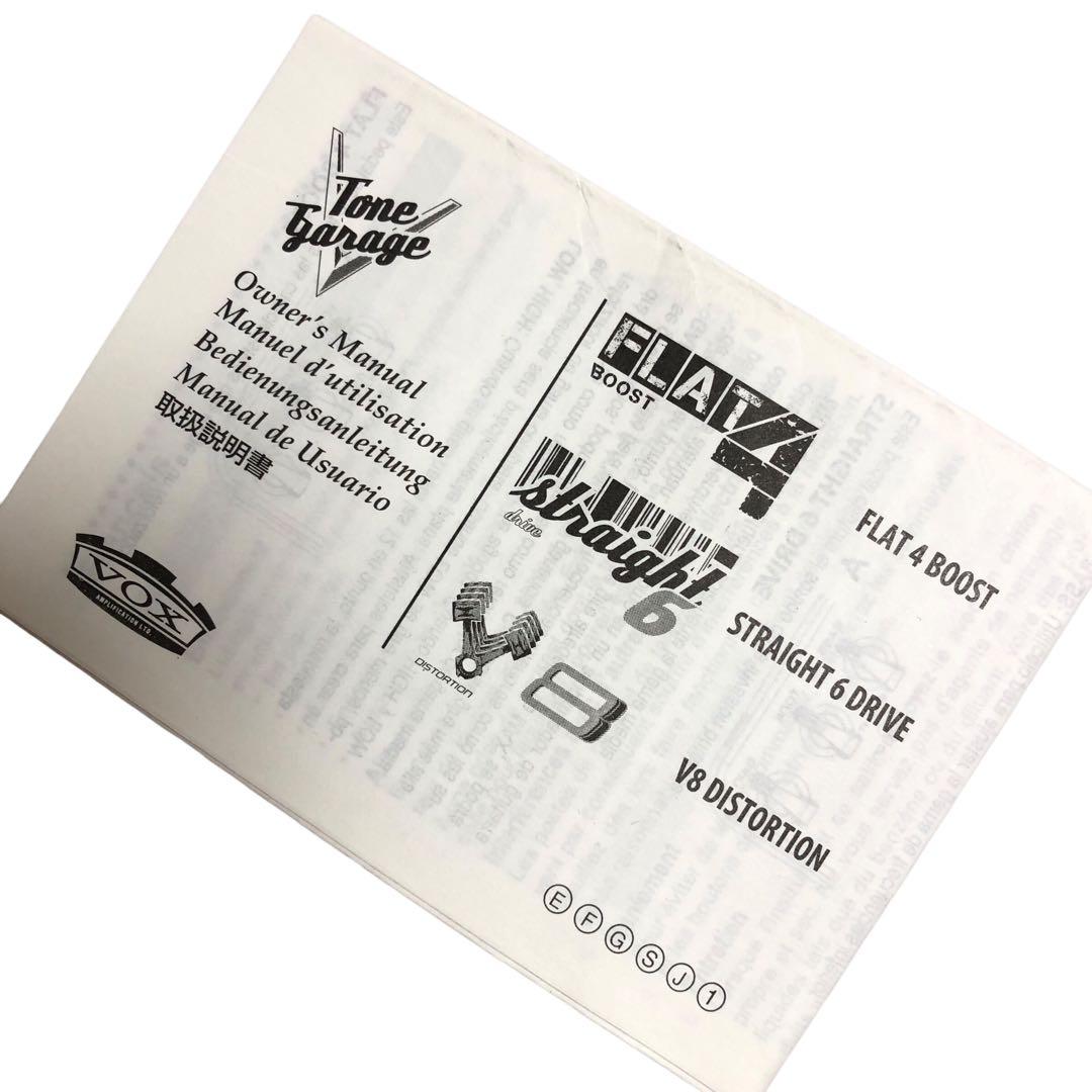 【希少品】VOX V8 DISTORTION TG1-V8DS エフェクター