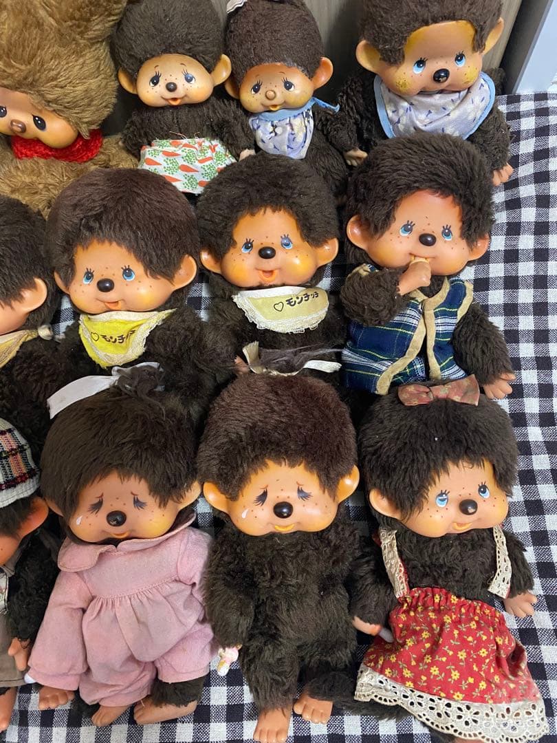 モンチッチ ぬいぐるみ 15体セット　昭和レトロ　まとめて　中古　セキグチ