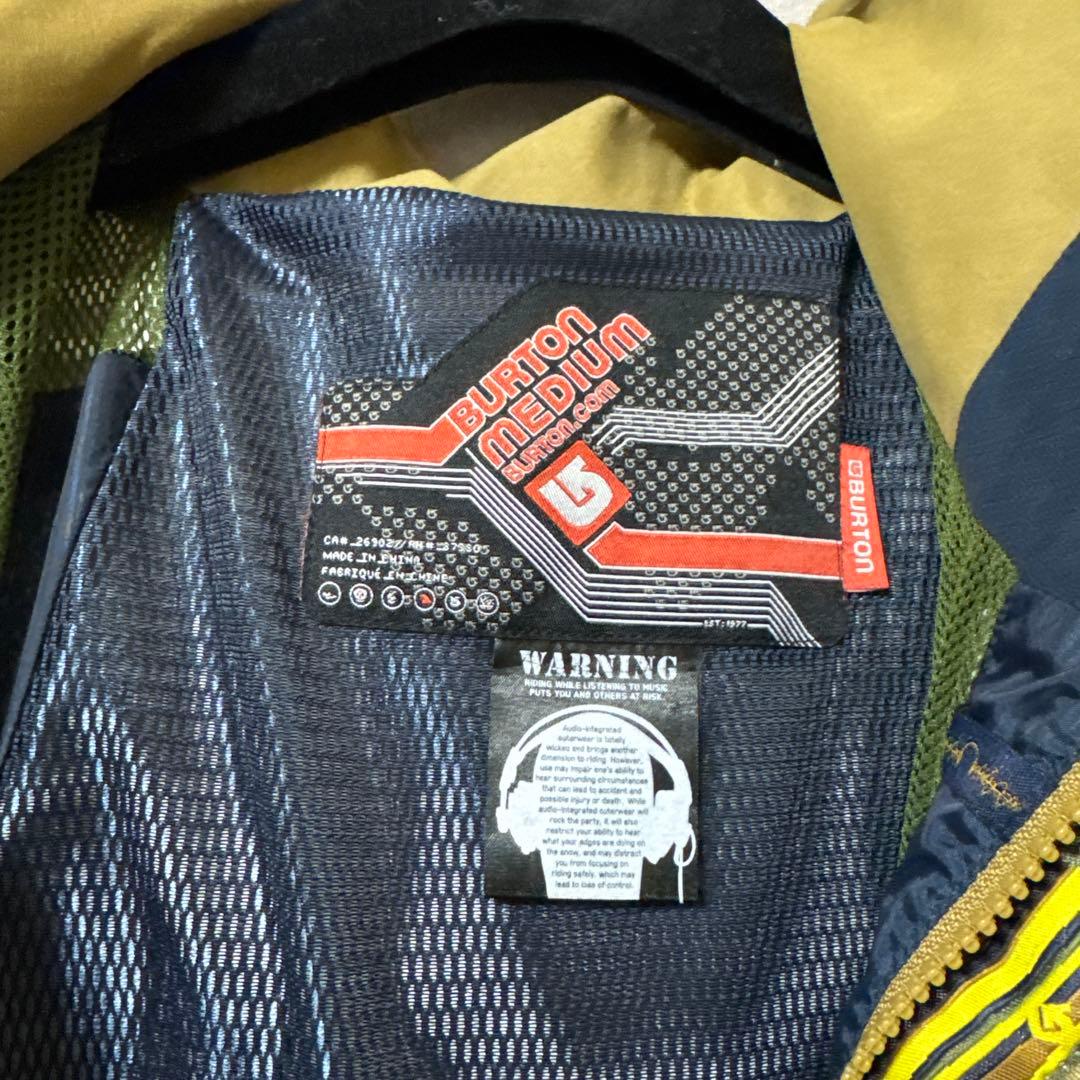 【高機能】BURTON バートン スノーボードウェア ジャケット メンズM