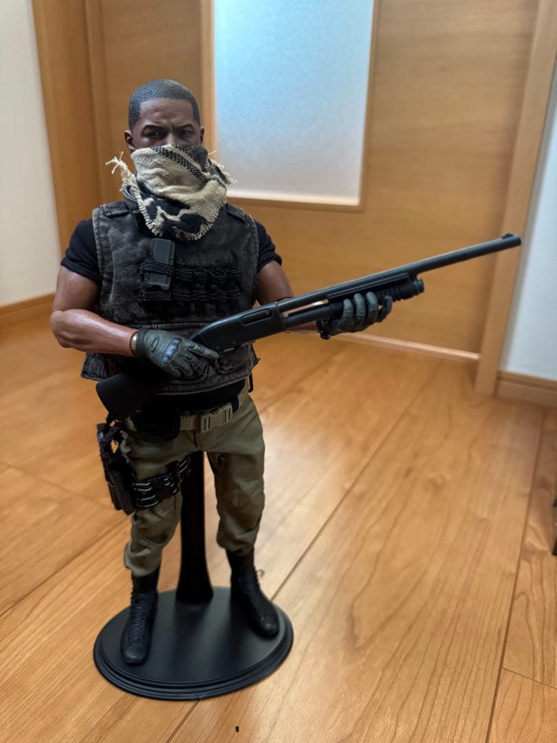 ホットトイズ 系 1/6 黒人 ミリタリー ジェイミー・フォックス似 テロリスト