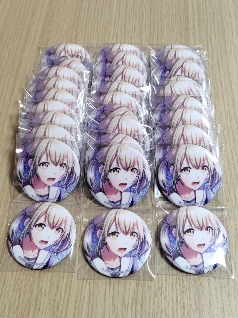 小豆沢こはね プロセカ グリッター缶バッジ 33B 30点