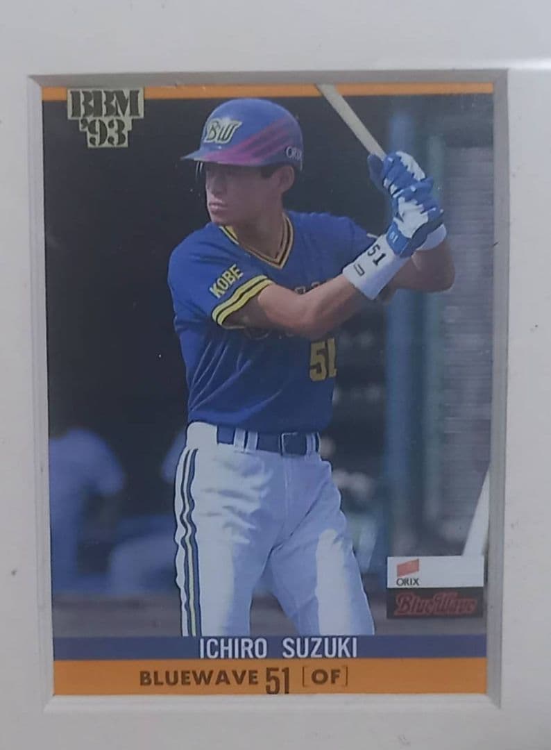 イチロー選手1993年ルーキーカードと写真セット