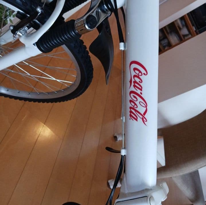 たくま様折り畳みマウンテンバイク ホワイト