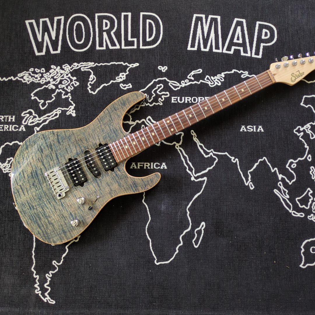 ギター Suhr Modern Pro Trans Blue Denim