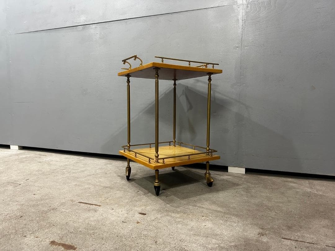 超希少『ALDO TURA』アルドトゥーラ キッチンワゴン サイドテーブル