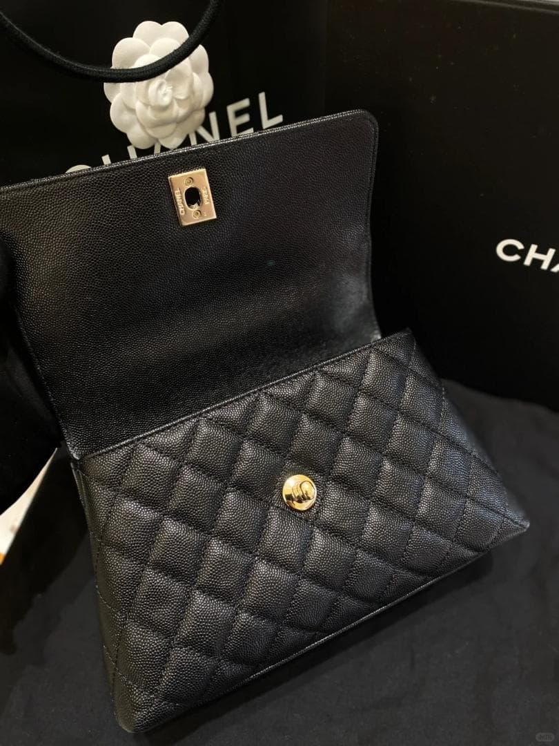 CHANEL ココハンドル トップハンドル ハンドバッグ24