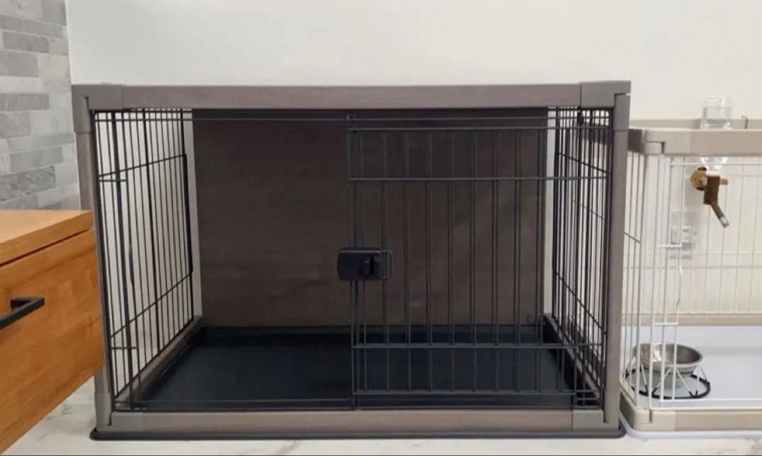 アイリスオーヤマ ペットサークル 限定ダークブラウン 犬猫用