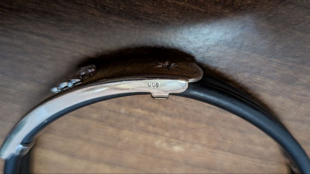 【本人実使用】星野仙一氏 愛用ブレスレット「夢」ダイヤ0.06ct シルバー製