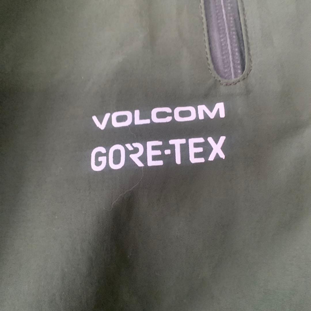 VOLCOM GORE-TEX スノーボードパンツ オリーブグリーン