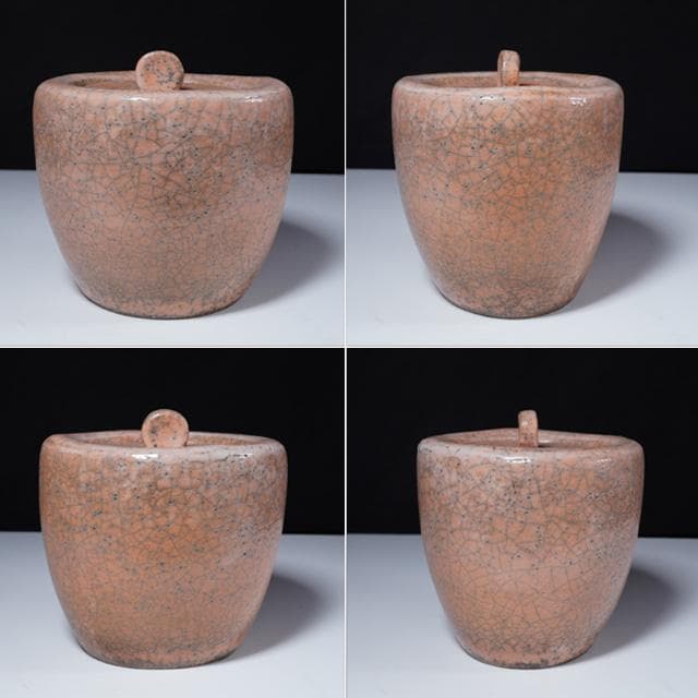 大樋年雄　大樋白釉水指　共箱　茶道具　大樋長左衛門　金沢