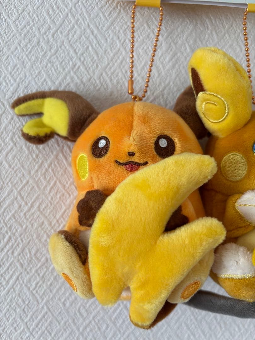 ポケモンセンター限定ぬいぐるみ にたものどうし ライチュウ&アローラライチュウ