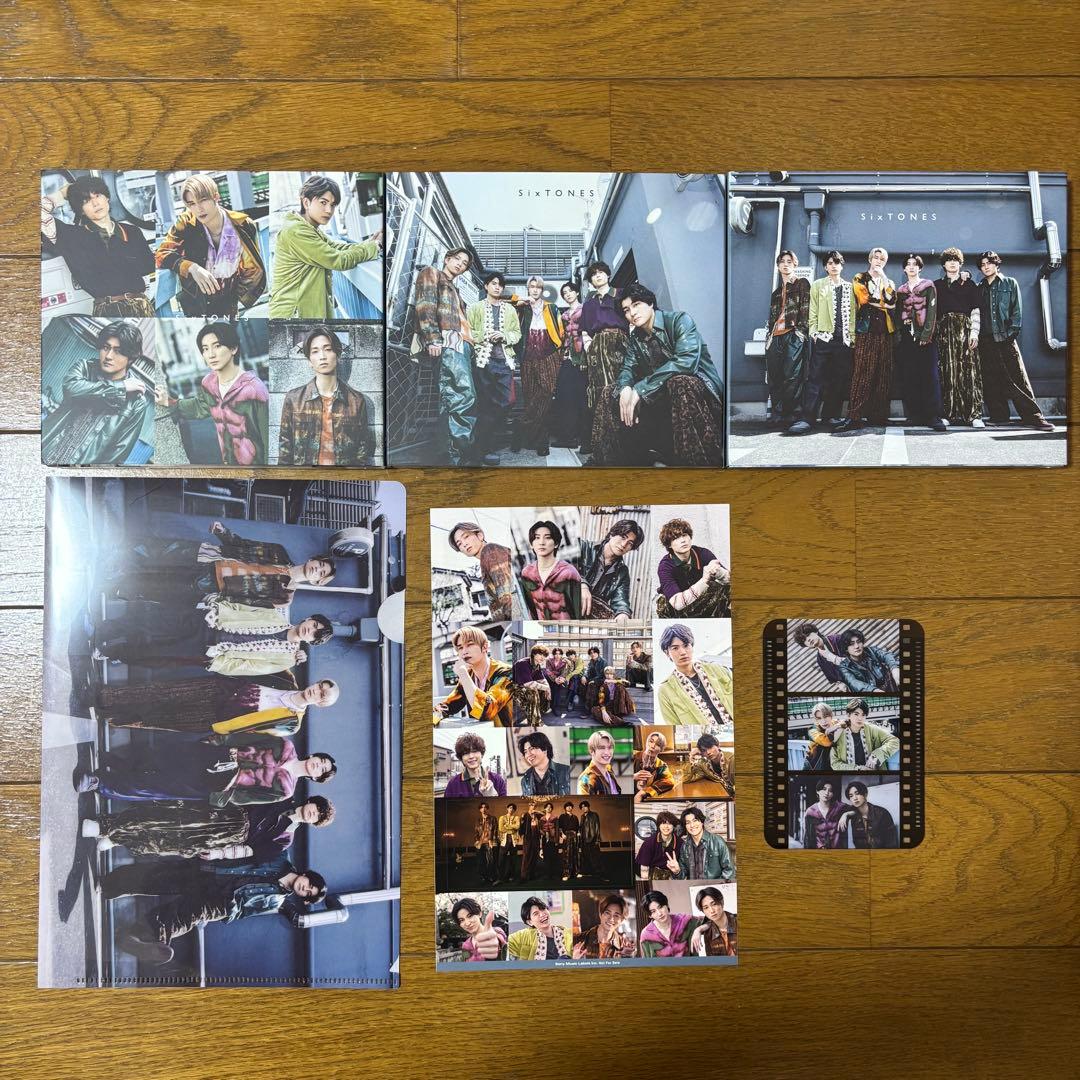 SixTONES シングル　アルバム 三形態　コンプ　初回盤　CD おまけ　特典