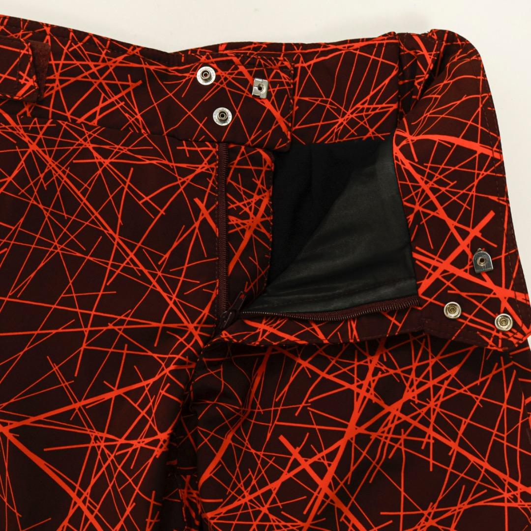 H3791-10◾️ファブリス　スノースキーウェア　スクラッチ柄セットアップ