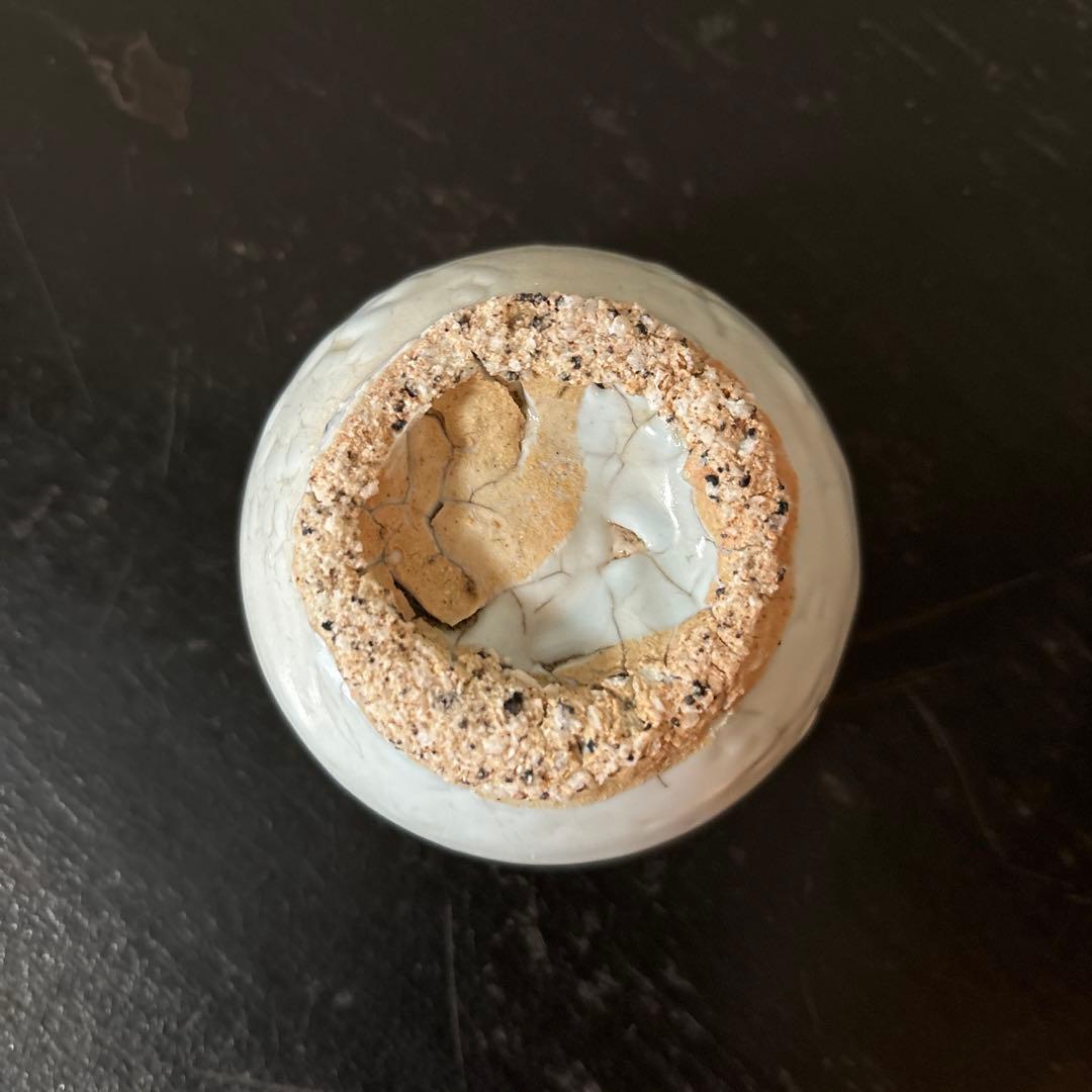 李朝白磁　盃　ぐい呑み　骨董　アンティーク.古美術.酒器.韓国骨董.検:白洲正子