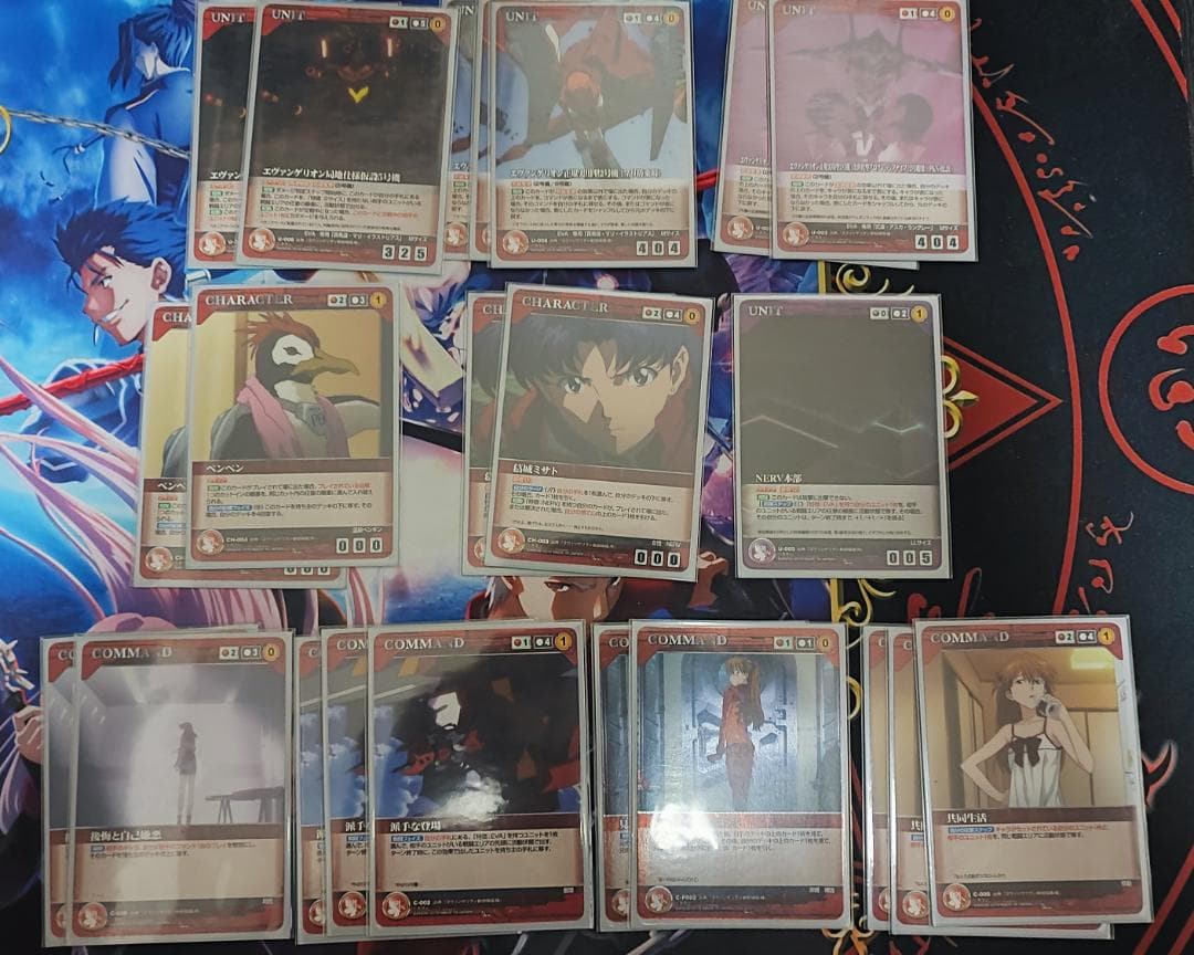 クルセイド エヴァンゲリオン　キャラユニットMPデッキ＋ノーマル まとめ売り