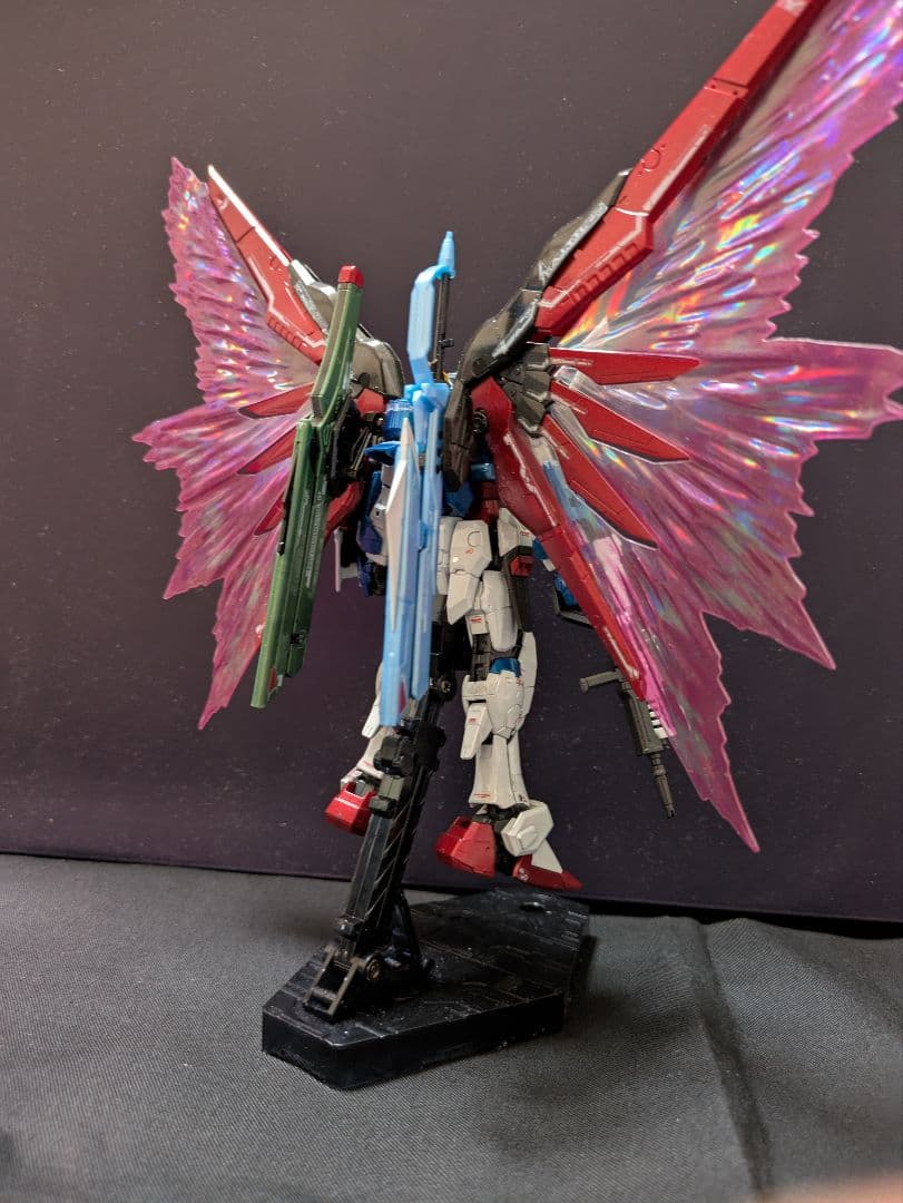 t*o様 1/144 RG デスティニーガンダム[チタニウムフィニッシュ]光の翼