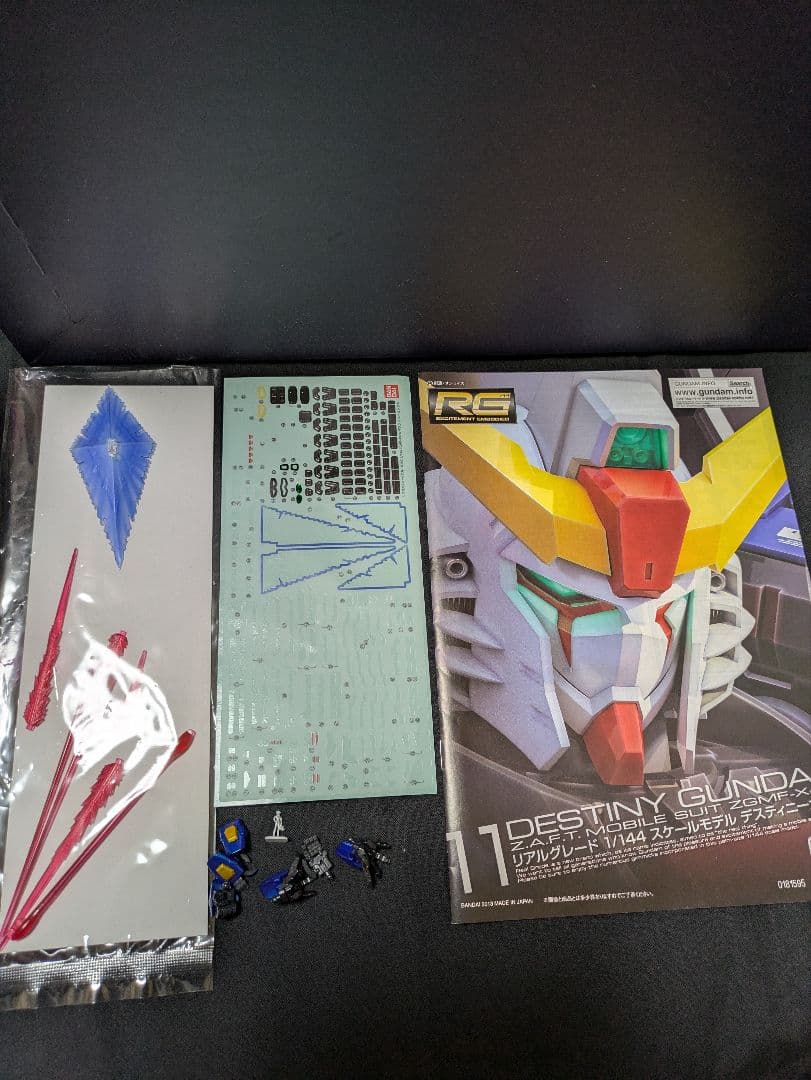 t*o様 1/144 RG デスティニーガンダム[チタニウムフィニッシュ]光の翼