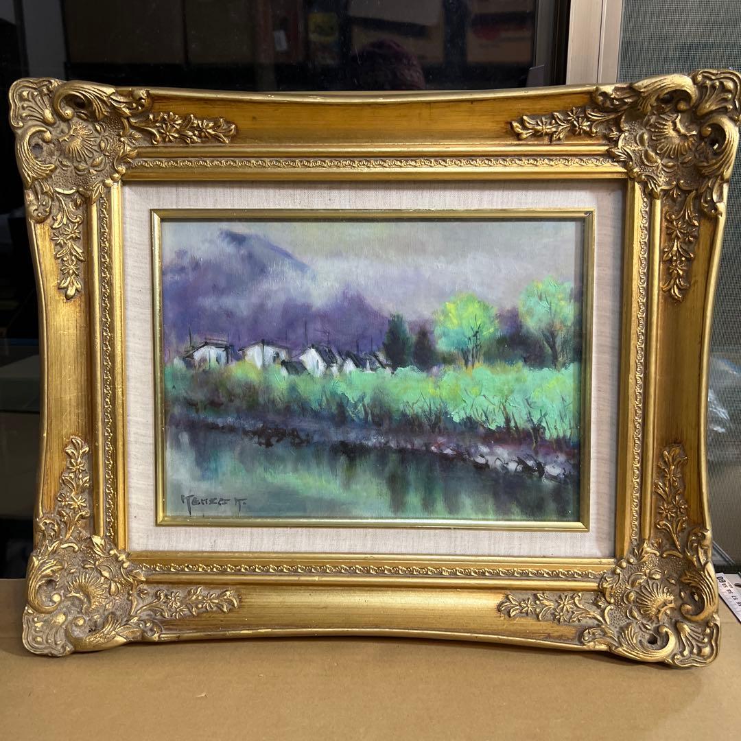 川田謙三　油彩画