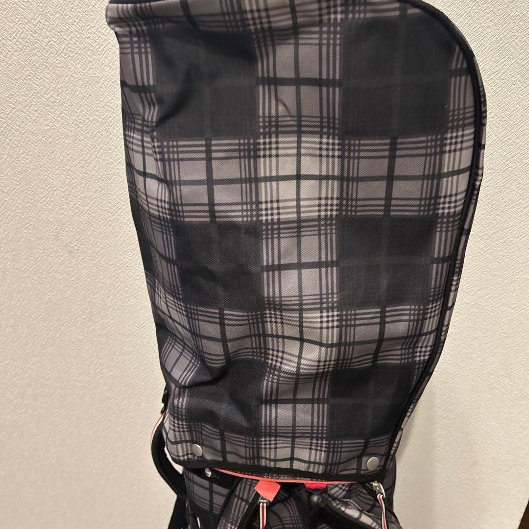 【美品】NIKE ナイキ キャディバッグ チェック柄　14分割