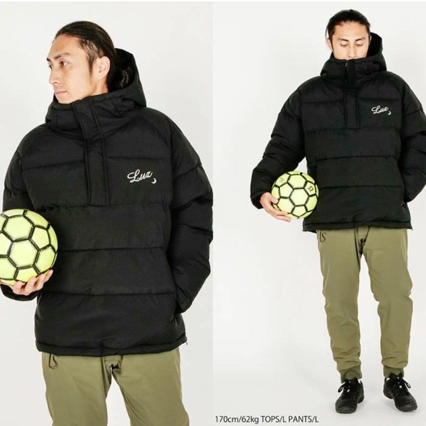 ■LUZeSOMBRA 中綿 アノラック ジャケット 黒L ルースイソンブラ■