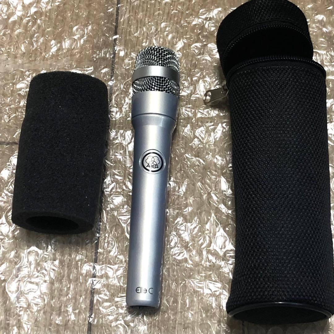 【美品】 AKG Elle C コンデンサーマイク SILVER マイク