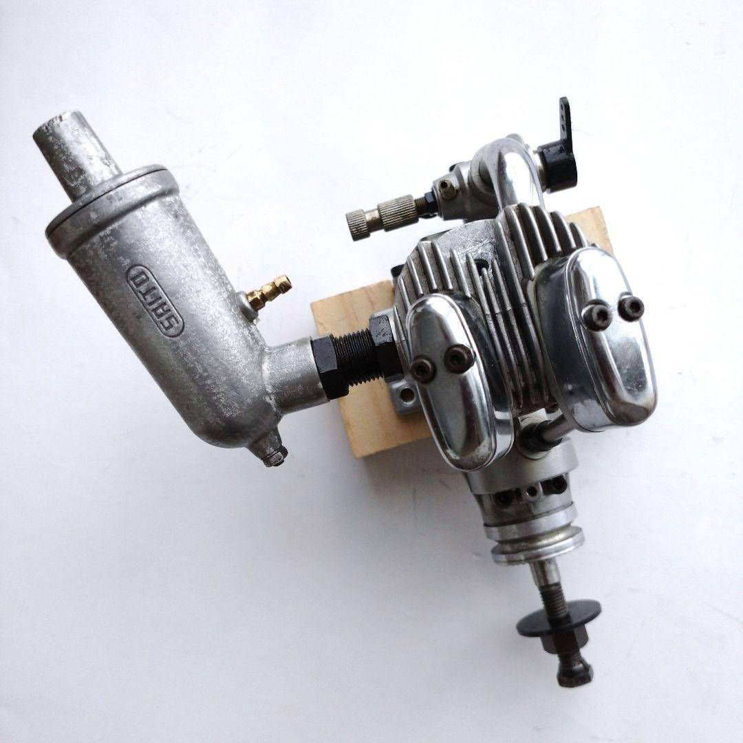 ラジコン飛行機 エンジン SAITO FA-91 4ストローク マフラー付き