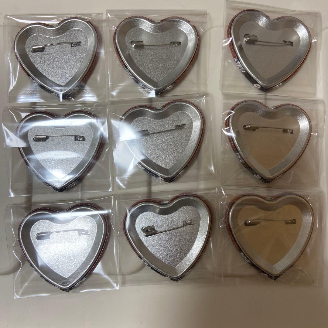 【皇后崎迅】桃源暗鬼 キャラウムカフェ メディコス ハート 缶バッジ