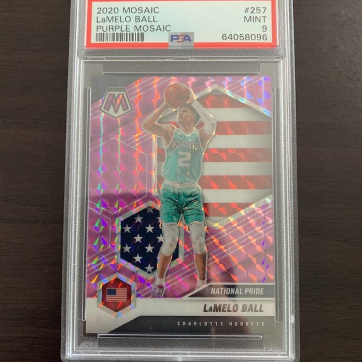【49枚限定!!PSA9】Lamelo Ball RC Mosaic Prizm