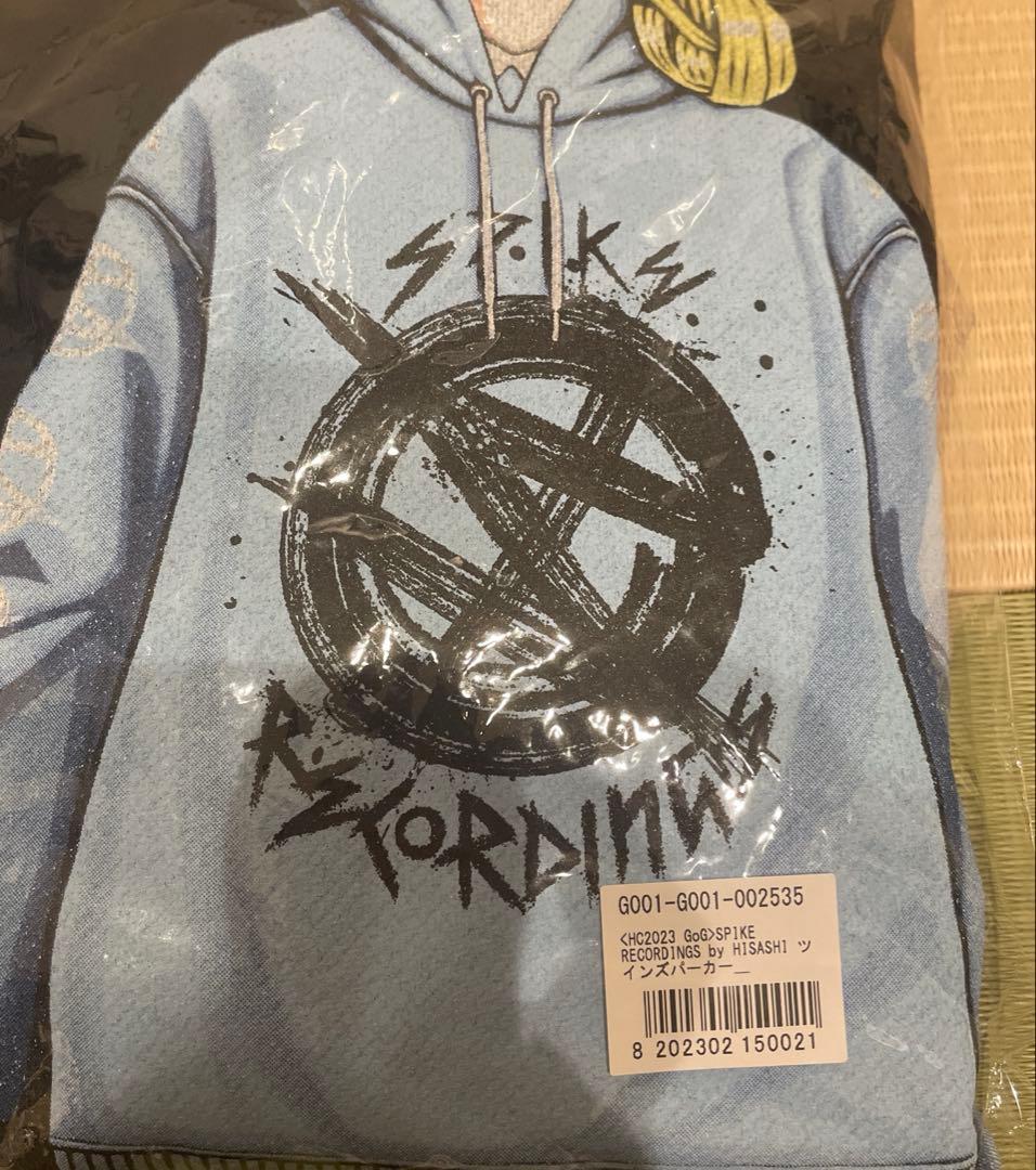 GLAY HISASHI SPIKE RECORDINGS ツインズ パーカー