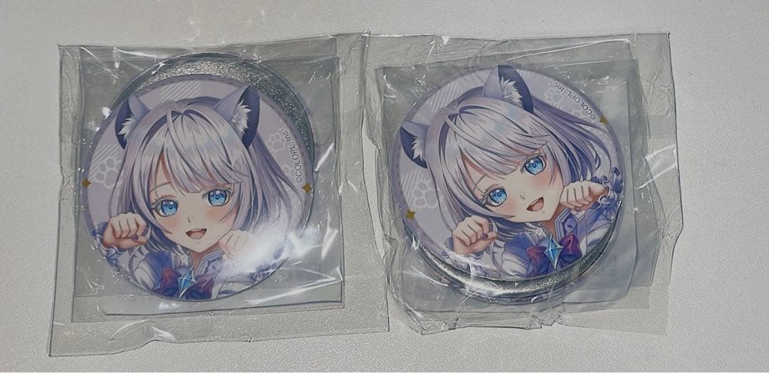 白猫プロジェクト ネコミミくじ 缶バッジ