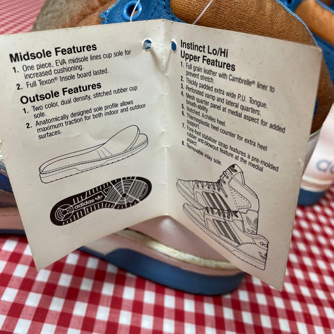 adidas Instinct バスケットボールシューズ 1987年製