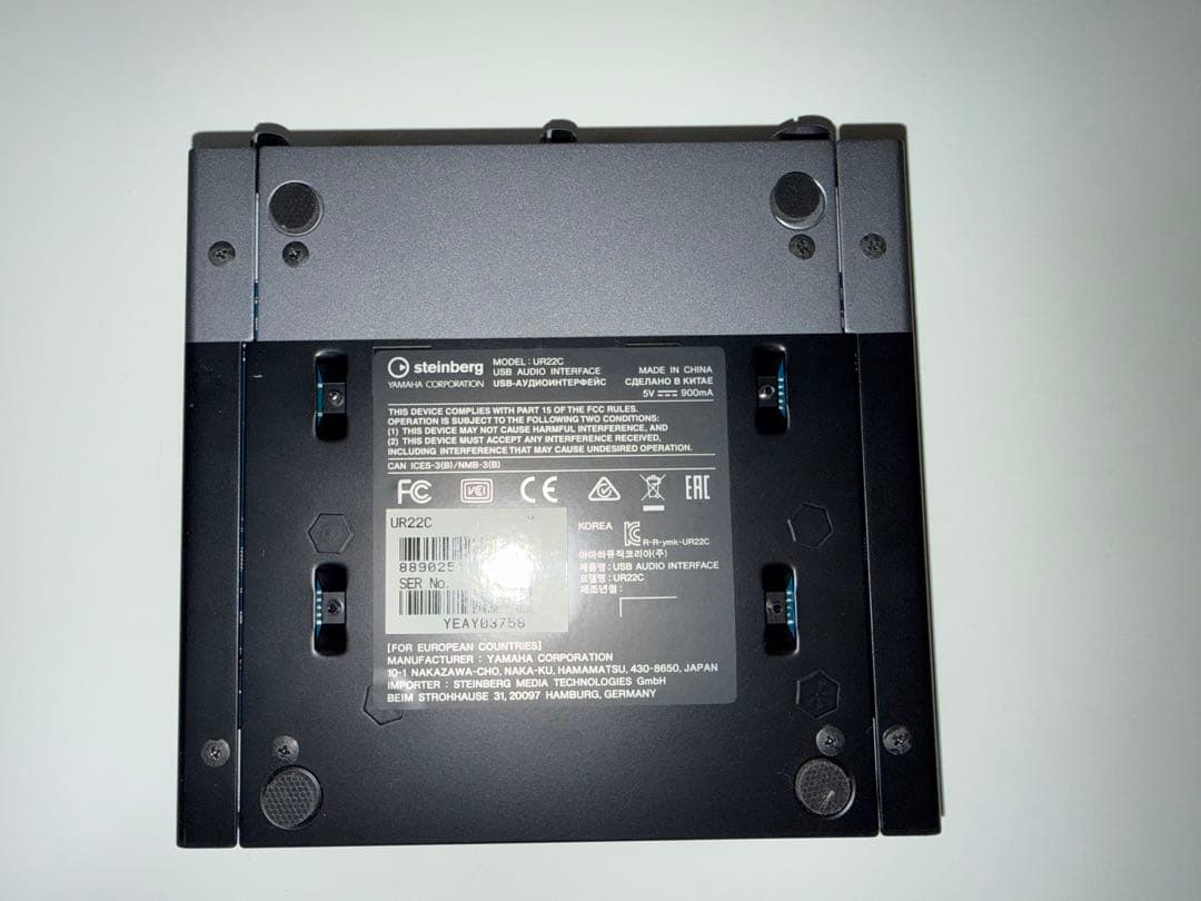 スタインバーグ ［UR22C］ 2イン/2アウト　オーディオインターフェース