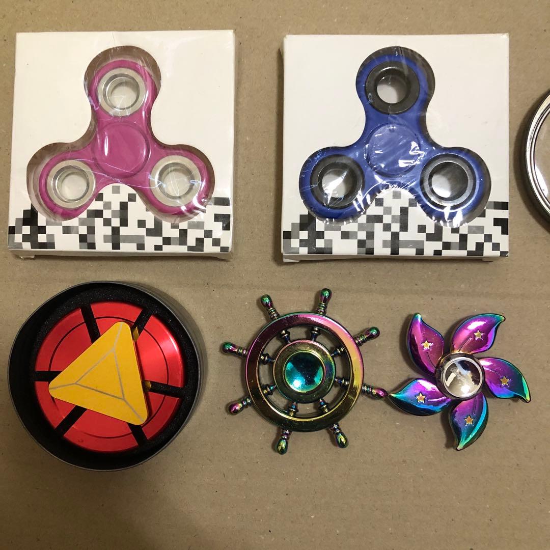 ハンドスピナー　5点セット　アイアンマン　マーベル