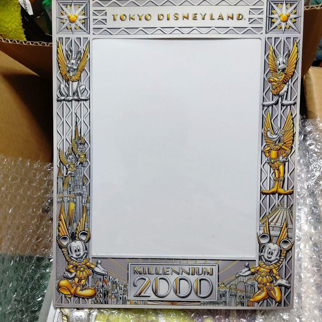 終値下★TDL★2000年★時の使者 ミレニアムパスポート 木製額付 ディズニー