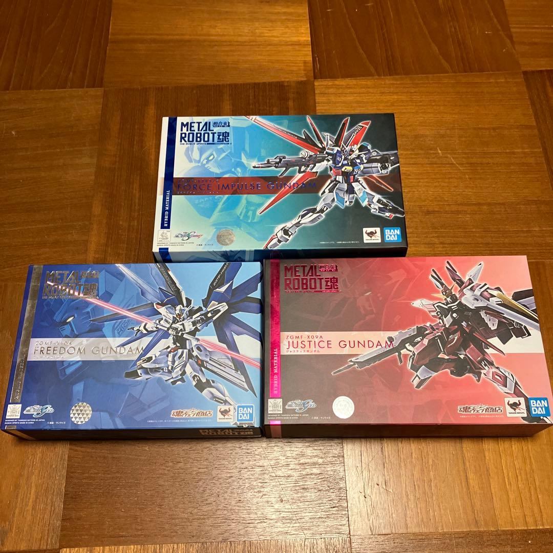 未開封LROBOT魂フォースインパルス ジャスティス フリーダム セット