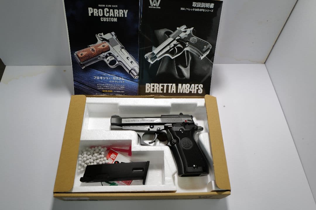 美品！WESTERN ARMS M84F ブラック ガスガン