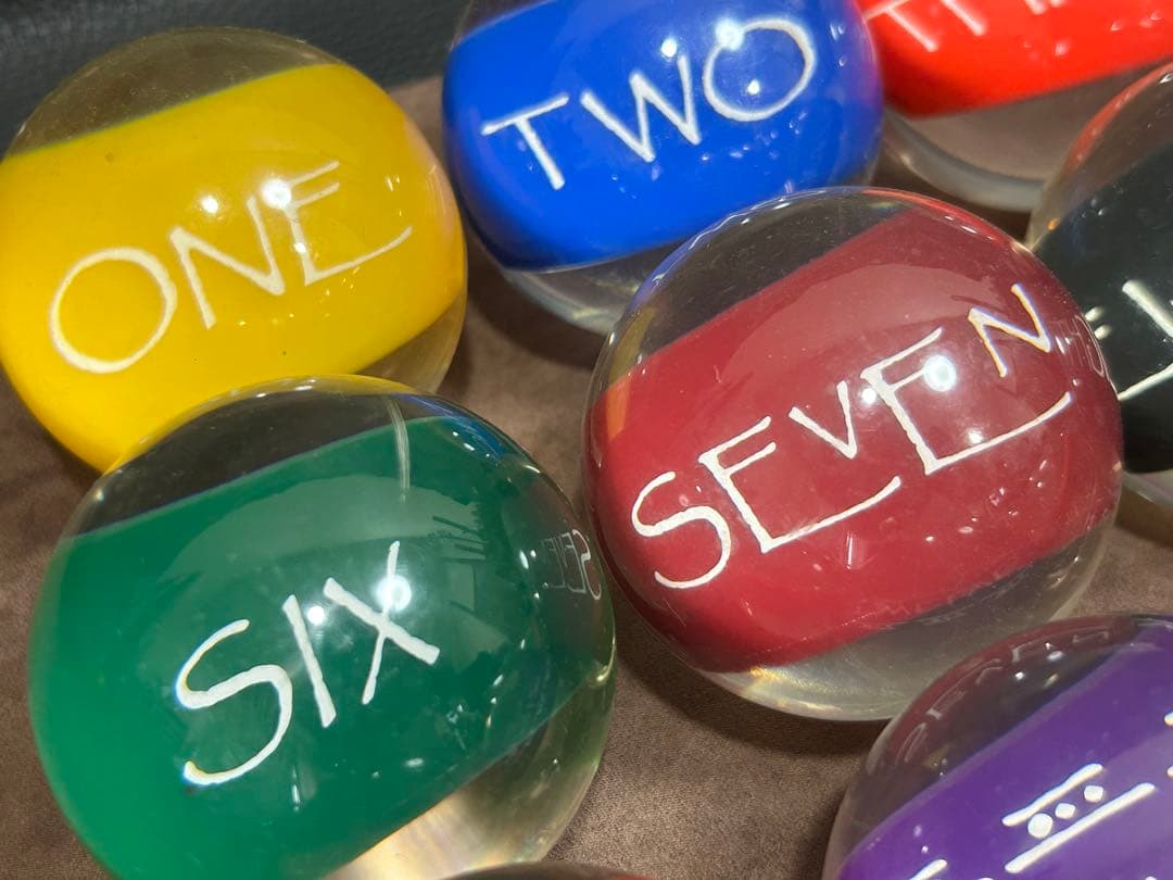 ビリヤード ボール クリアボール セット