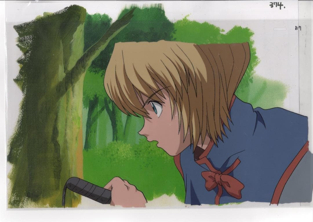 HUNTER×HUNTER ハンターハンター　クラピカ　大判 セル画　B7