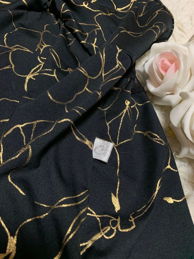 クラスインレオタードSサイズ✨ブラック&ゴールド