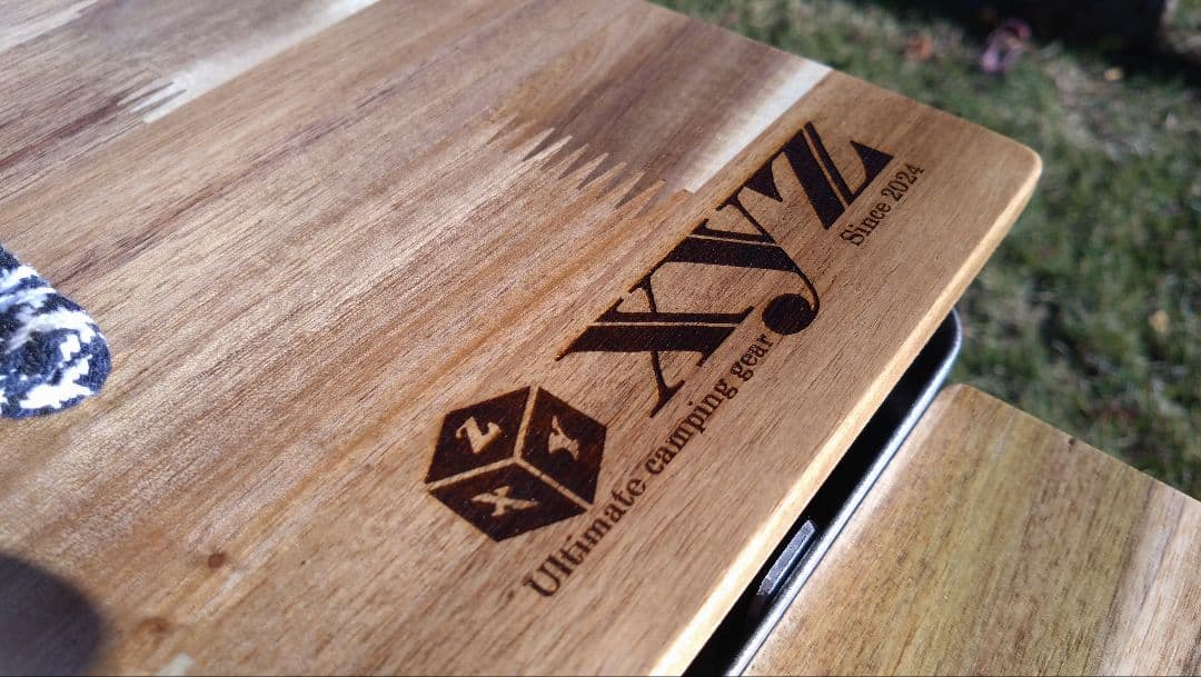 スノーピーク　シェルフコンテナ25用　スライド天板＆サイドテーブル＆サイドバー②