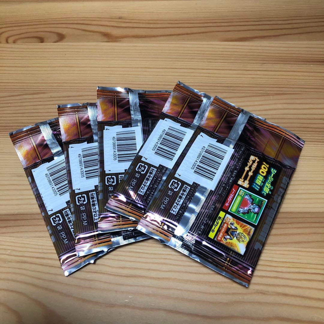 【未開封】ドラゴンボールZ シール烈伝　5パック