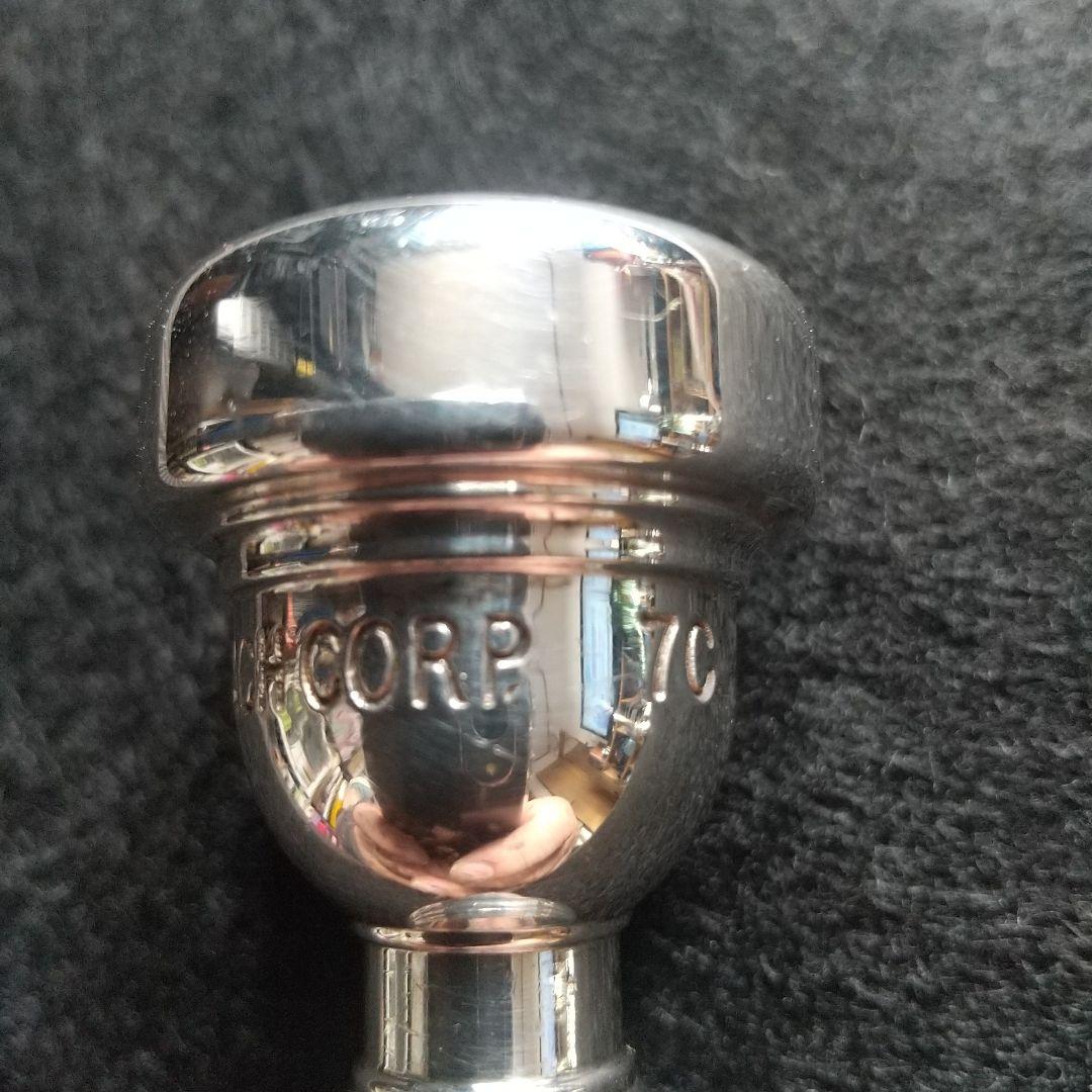 Bach トランペットマウスピース 7C 。ノーピリオド。ビンテージ