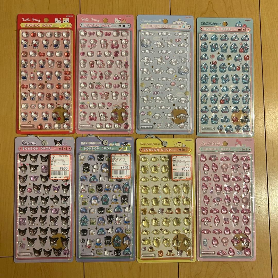 全て国内正規品　サンリオ　シールまとめ売り