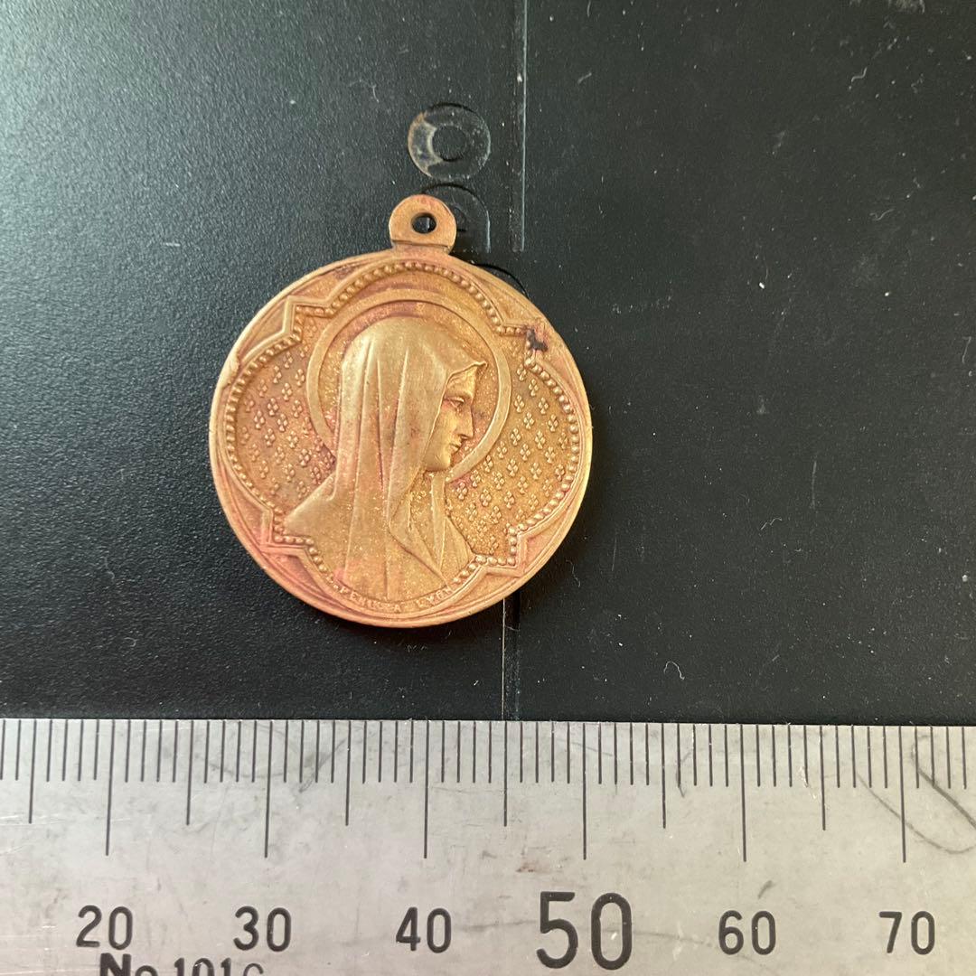 聖母マリア・イエス・キリスト 両面メダイ