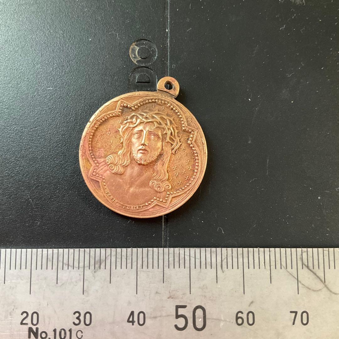 聖母マリア・イエス・キリスト 両面メダイ