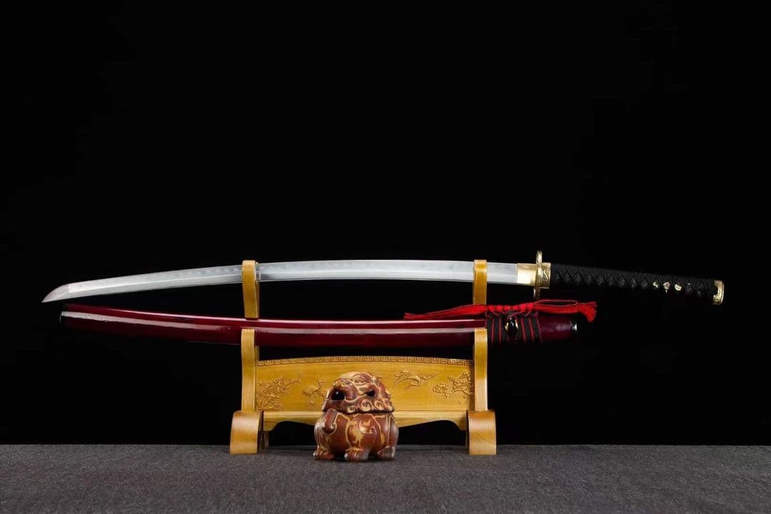 獄火武士刀-T 10焼刃 武具　刀装具　日本刀　模造刀 居合刀