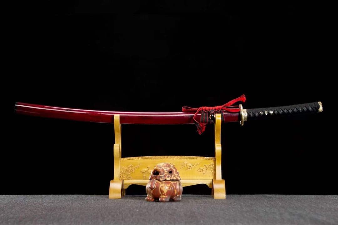 獄火武士刀-T 10焼刃 武具　刀装具　日本刀　模造刀 居合刀