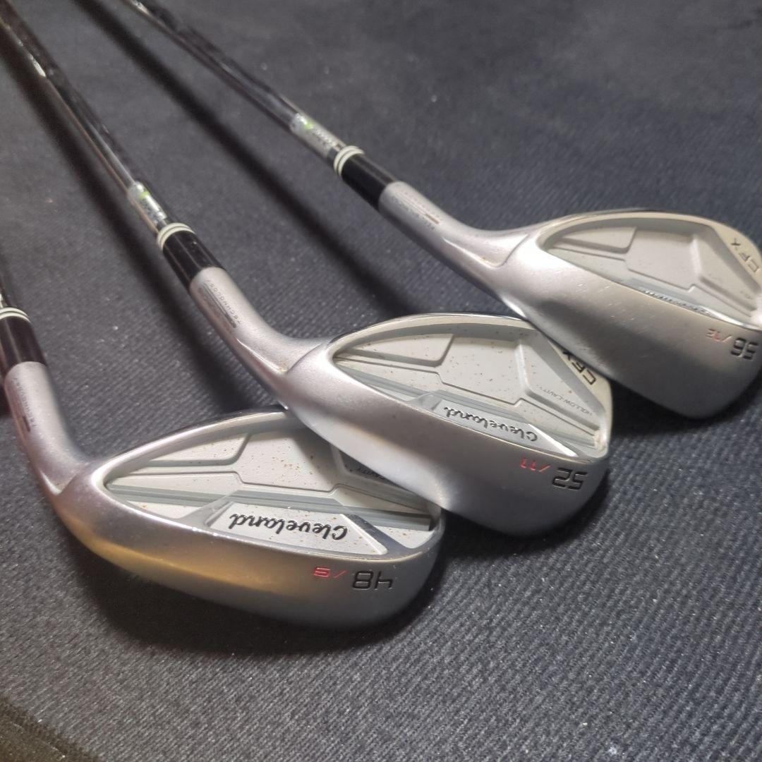 Cleveland CFXウェッジ 3本セット 48°,52°,56°