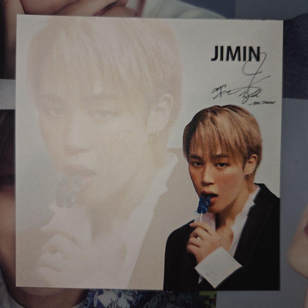 ご確認用　BTS ジミン　真四角メモ帳　5種類セット